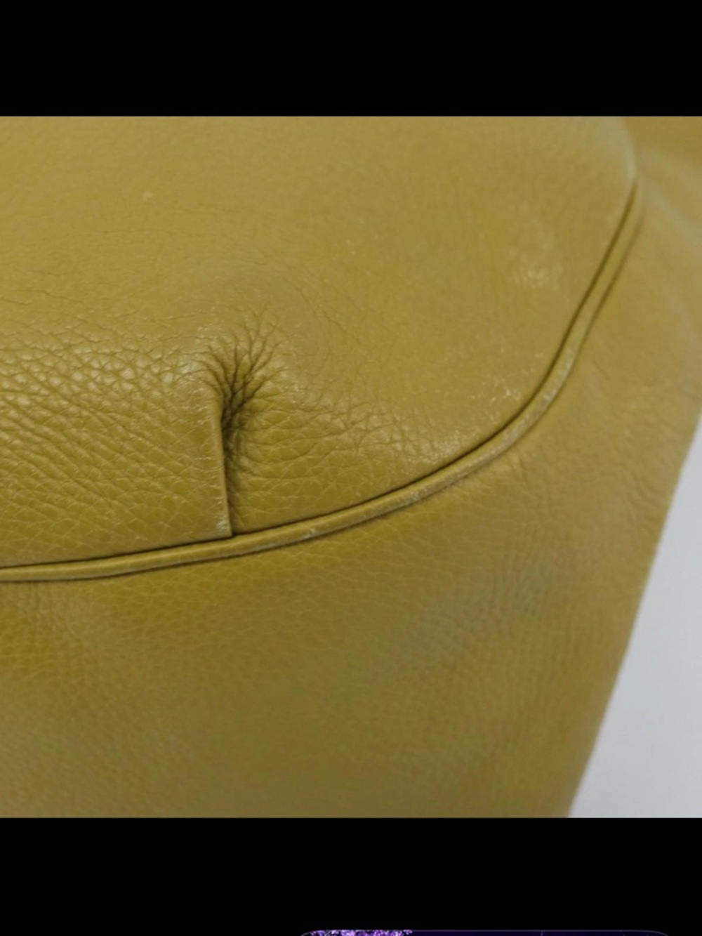 Gucci horsebit Emily Leather Bag in Olive Green with Chain Detail - Picture 11 of 13